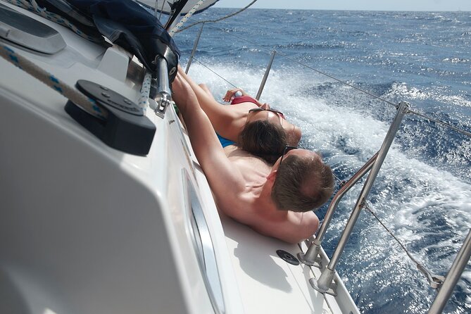 Fuerteventura Sailing Trip from Morro Jable - Lunch at anchor, with Canarian flavors