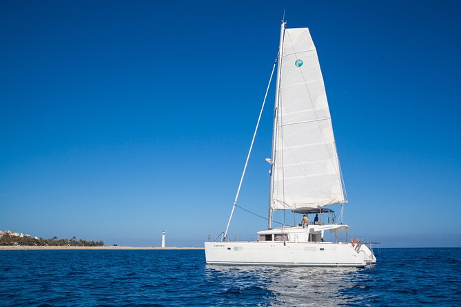 Fuerteventura: Small-Group Magic Deluxe Catamaran Cruise - Lunch served on deck, with drinks included