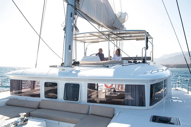 Fuerteventura: Small-Group Magic Deluxe Catamaran Cruise - Sailing beside Fuerteventura’s volcanic south coast