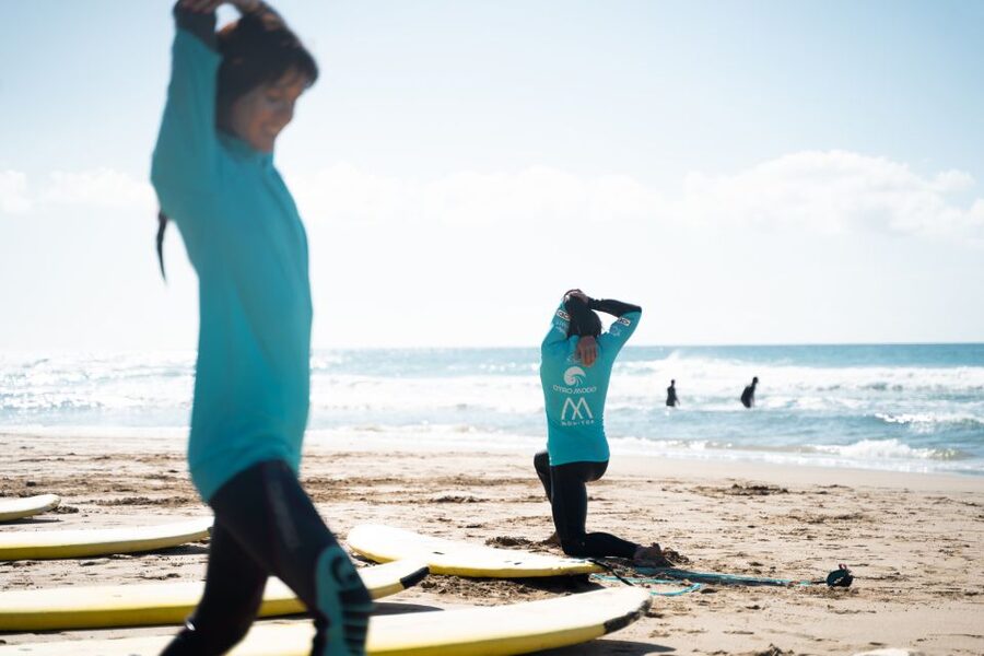 Fuerteventura: Surfing Lesson in the south of Fuerteventura - The dry-land lesson and the take off
