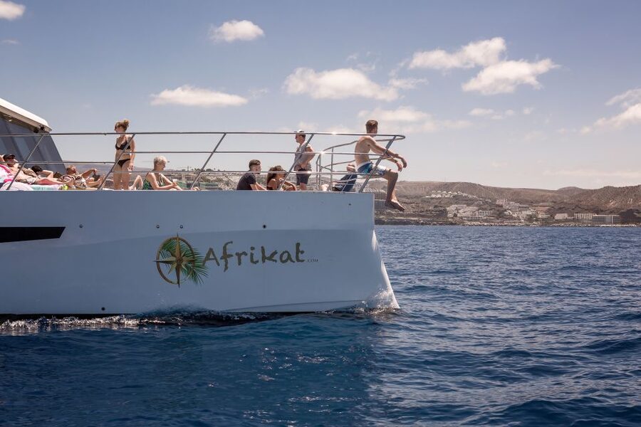 Gran Canaria: Fun Catamaran Cruise with Food and Drinks - Lunch is simple, fresh, and useful after swimming