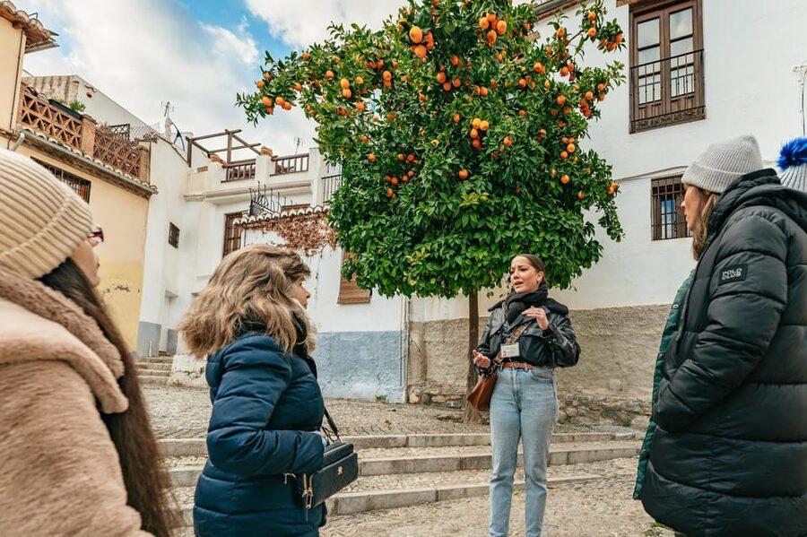 Granada: Albaicín and Sacromonte Guided Sunset Walking Tour - Starting at Plaza Nueva and climbing into Albaicín