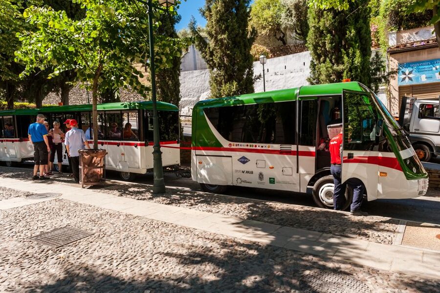 Granada City Train 1 or 2-Day Hop-On Hop-Off Ticket - Arco de Elvira and Hospital Real