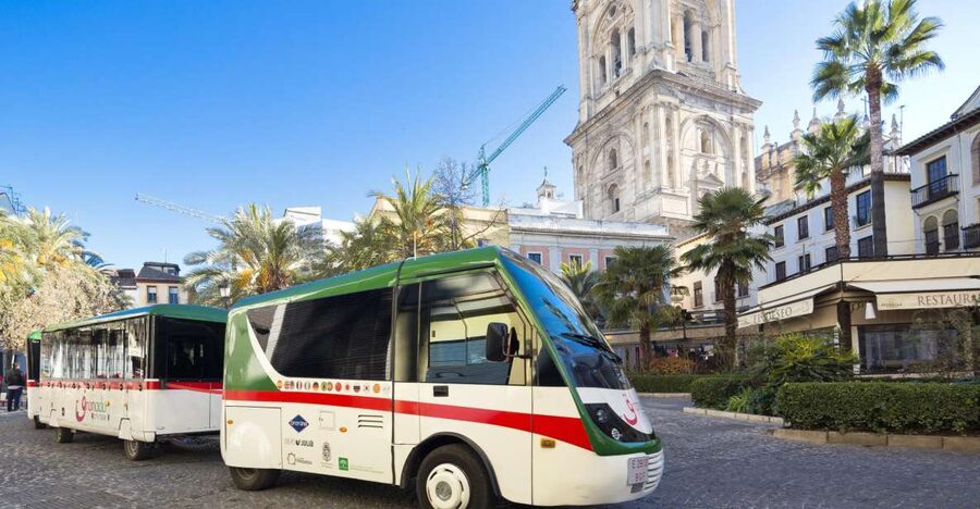 Granada City Train 1 or 2-Day Hop-On Hop-Off Ticket - The green line from Alhambra Generalife to Plaza Nueva