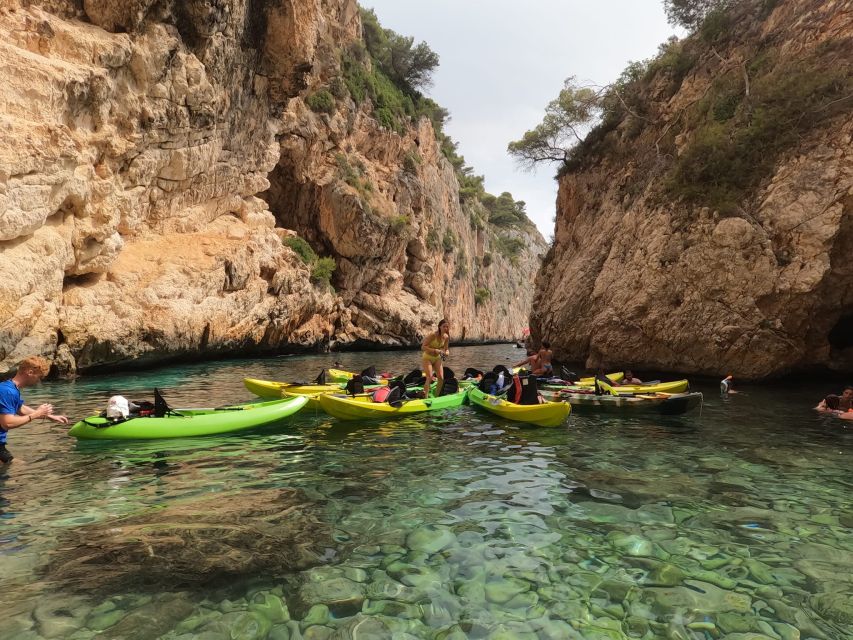 Granadella: Caló, Cova Llop Marí, and Ambolo Kayak Trip - How the $53 price compares with the experience