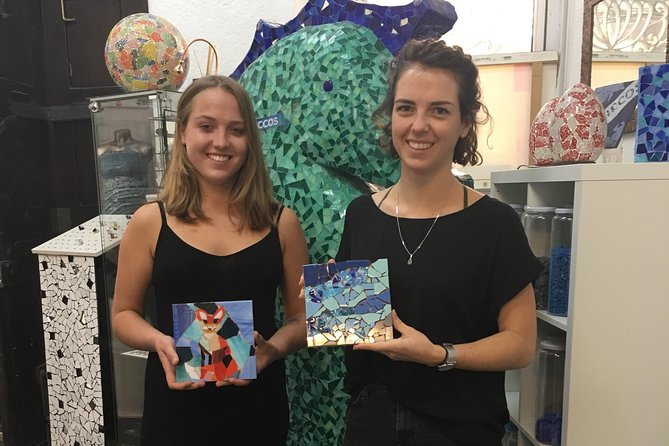 Guided Gaudí Trencadís Mosaic Workshop in Barcelona 2 Hours - Two Hours of Cutting, Arranging, and Creating