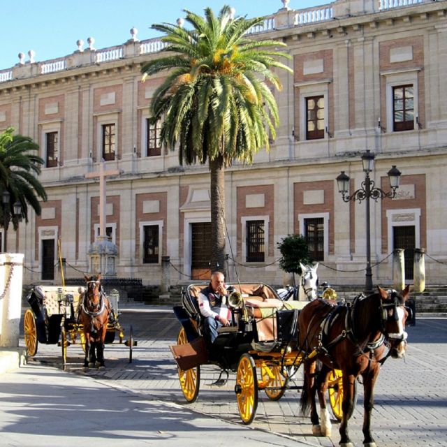 Horse-Drawn Carriage Ride Through Seville - The Maestranza bullring and old Seville