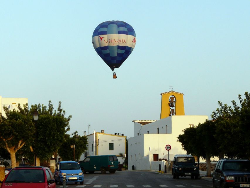 Hot Air Balloon Ride over Ibiza - Champagne, baptism, and breakfast after landing