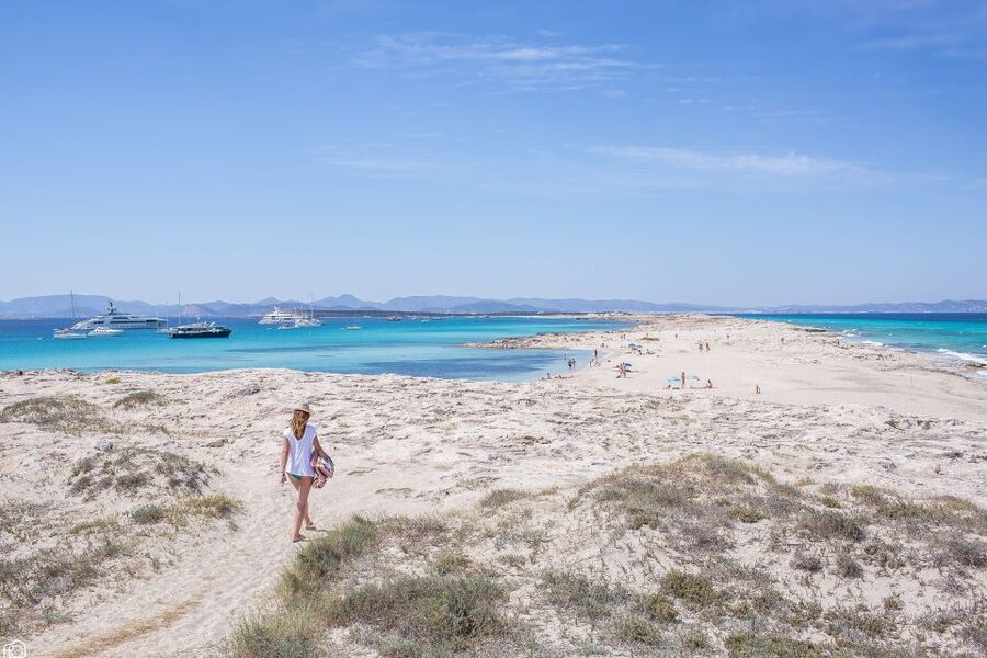 Ibiza: Santa Eulalia Round-Trip Transfer to Formentera - The crossing from Santa Eulalia and the east coast