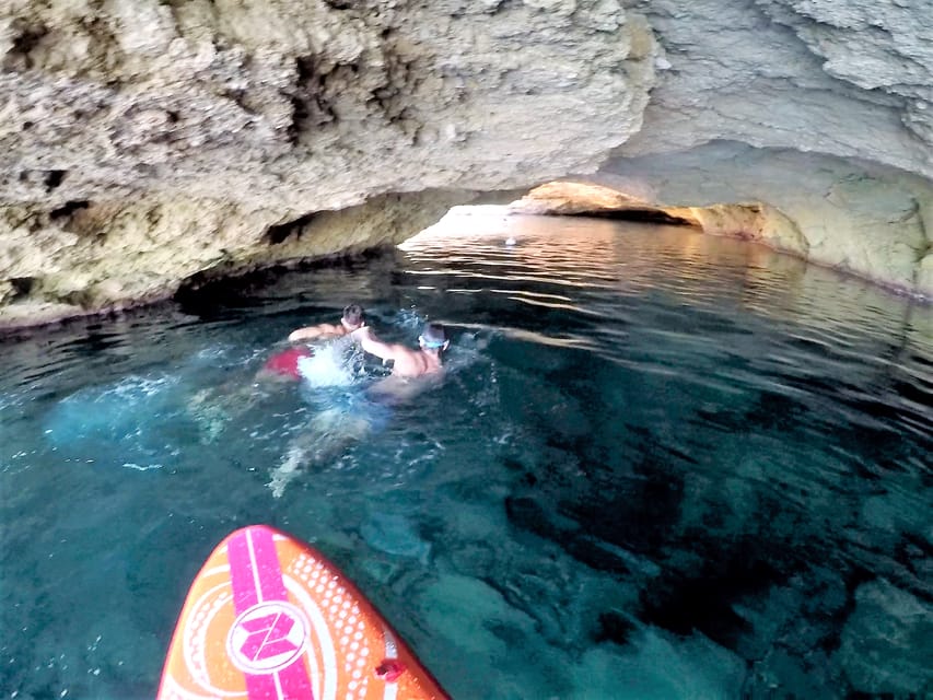 Ibiza: Sea Caves & Coves Snorkeling Paddle Boarding Tour - The sunset departure changes the mood