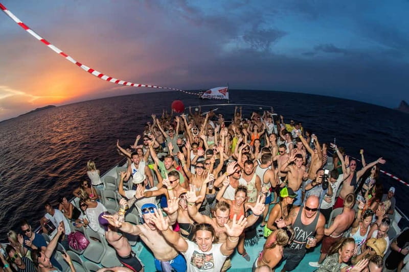 Ibiza: Sunset Boat Party Cruise with DJs with 2 Clubs - Club access after the cruise