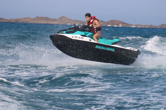 Jet Ski Activity to Lobos Island from Corralejo - A Fast Sea Crossing from Corralejo