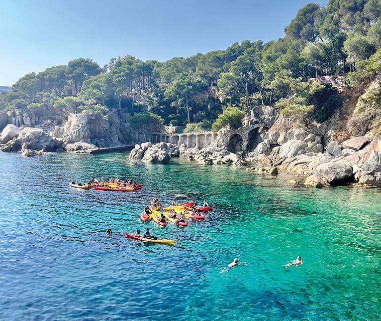 Kayak and Snorkel in Playa de Aro, Costa Brava - The 30-minute snorkeling stop