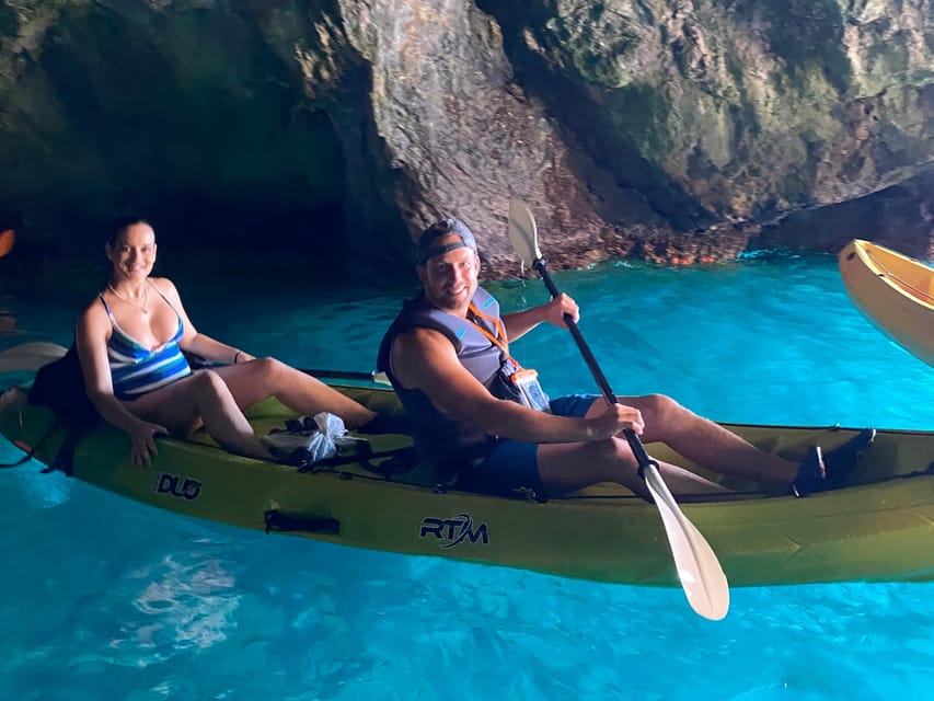 La Herradura: Maro Cliffs Kayak and Snorkeling Tour - Sea caves, clear coves, and a short swim
