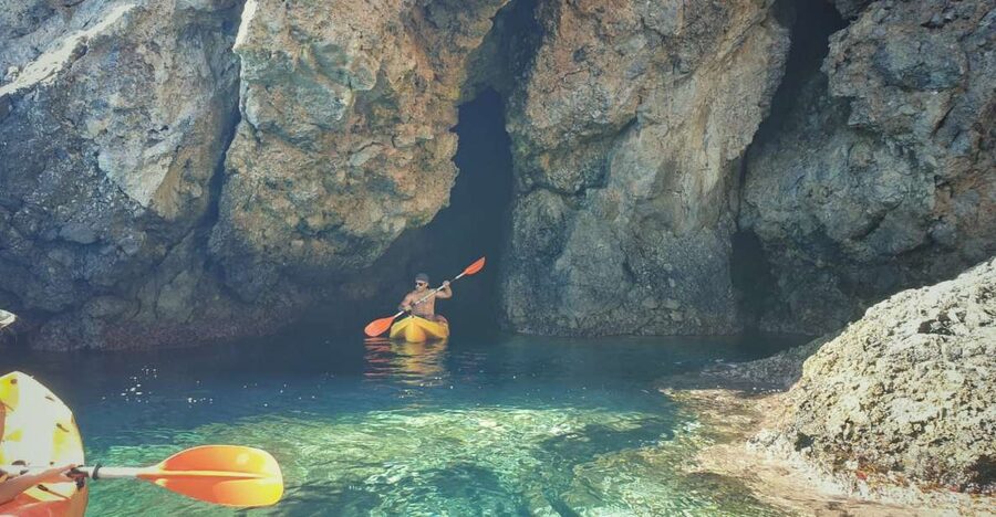 La Herradura: Maro Cliffs Kayak and Snorkeling Tour - Paddling beneath the Maro-Cerro Gordo cliffs