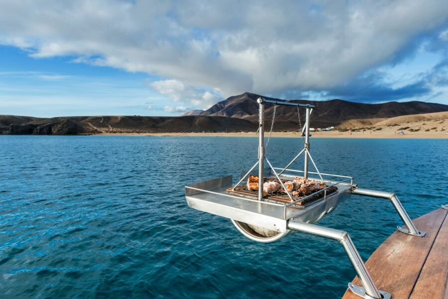 Lanzarote: Half-Day Chill Out Cruise at Papagayo Beach - The onboard barbecue is the star of lunch