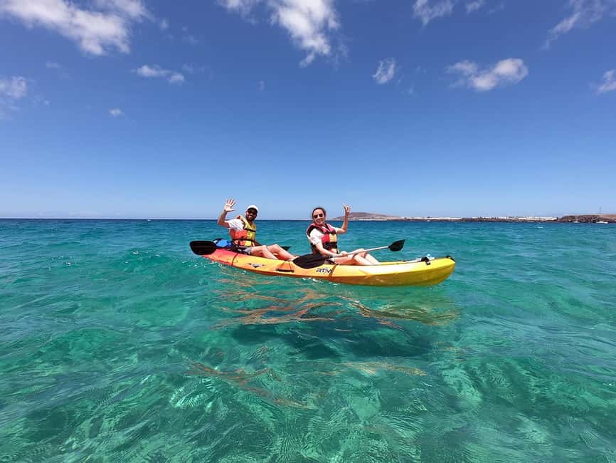 Lanzarote: Kayak and Snorkelling at Papagayo Beach - Reaching Papagayo Beach for snacks and a swim
