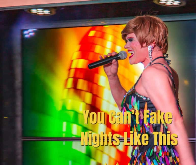Lanzarote: MHT - Music Hall Tavern - Comedy Drag Dinner Show - Why the singing and costumes matter