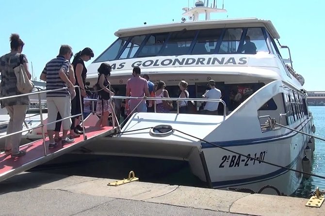 Las Golondrinas Barcelona 60-min Boat Tour - Moll de les Drassanes: starting beside the old harbor