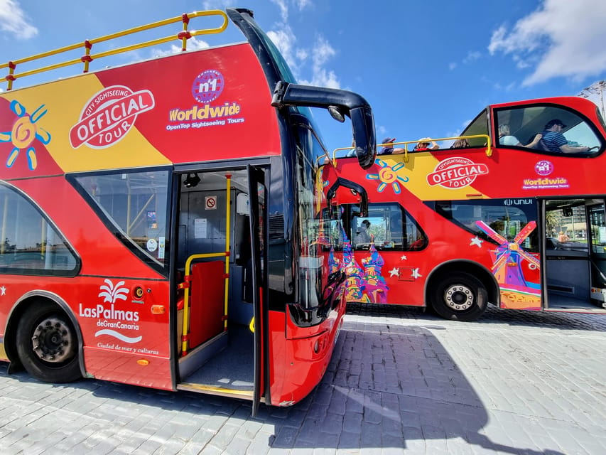 Las Palmas: City Sightseeing Hop-On Hop-Off Bus Tour - Parque Santa Catalina and the port area