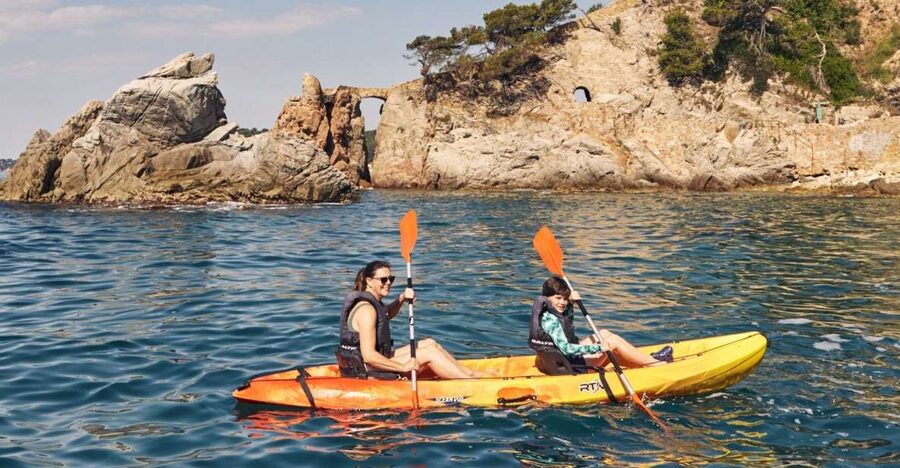 Lloret de Mar: Costa Brava Kayak Tour and Swimming - Key points at a glance