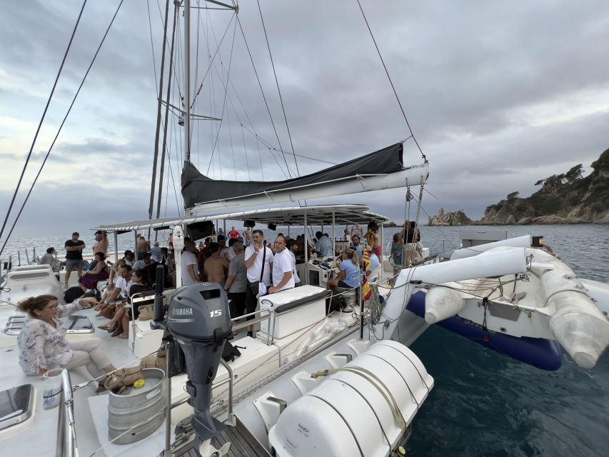 Lloret de Mar: Sunset Catamaran Cruise with DJ and Drinks - My call: book it for the mood, not just the view