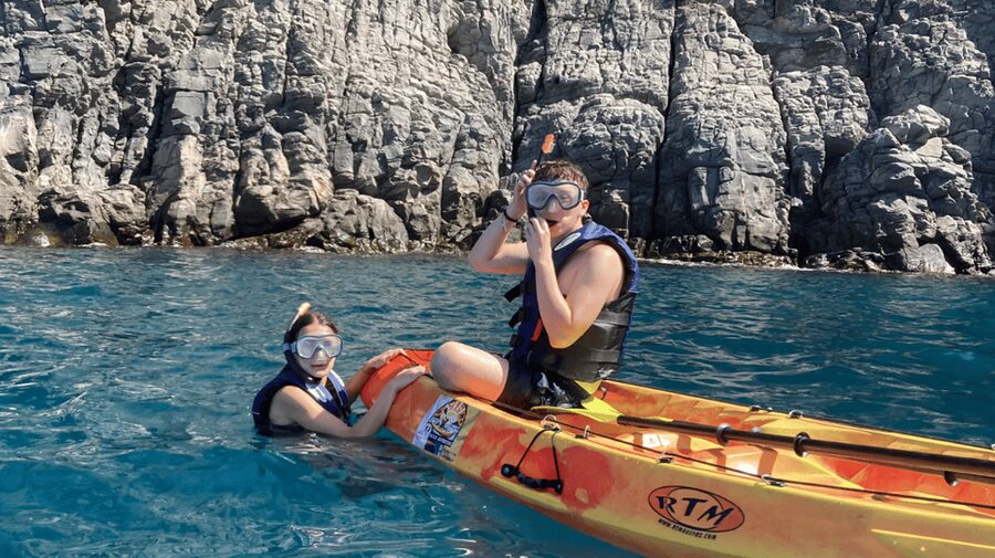 Los Cristianos: Kayak & Snorkel Tour with turtles and photos included - Snorkeling near Palm Mar Cave