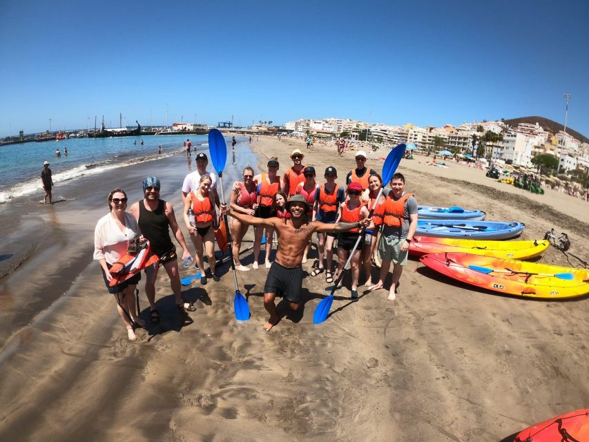 Los Cristianos: Kayaking and Snorkeling with Marine Wildlife - Paddling the coast toward Palm-Mar