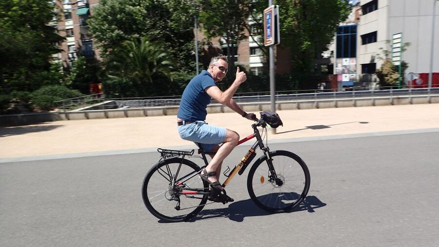Madrid City Guided Bike/E-Bike Tour for Small Groups - What the riding is really like