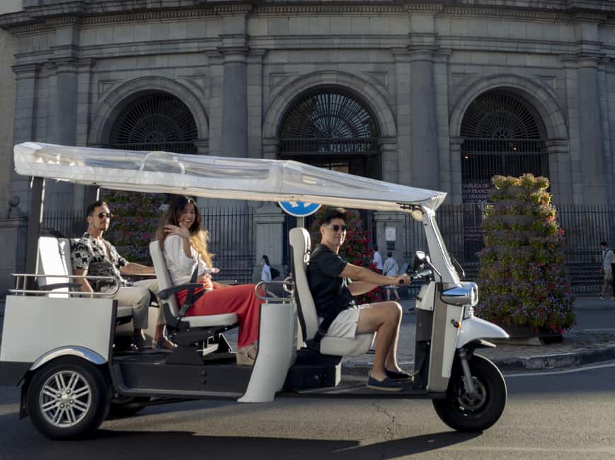 Madrid: Eco-Friendly, Private, and Unique Tuk Tuk Experience - Las Letras and Plaza de Santa Ana