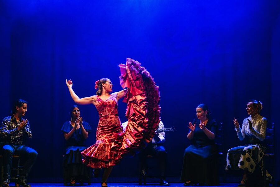 Madrid: "Emociones" Live Flamenco Performance - Entering Teatro Flamenco Madrid