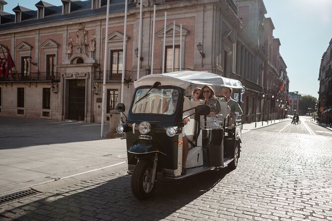 Madrid Express Tour with Local Guide in Eco Tuk Tuk Private - The Royal Palace and Almudena Cathedral