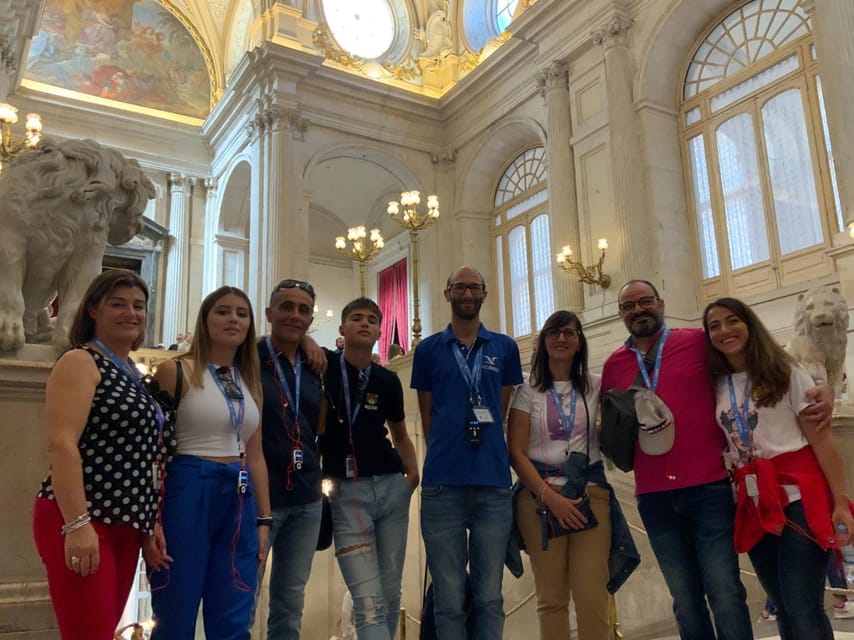 Madrid: Guided Tour of the Royal Palace with Fast Access - Meeting at the Álvaro de Bazán statue