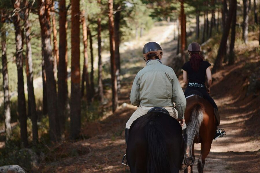Madrid: Horse Riding in Sierra del Guadarrama National Park - Getting comfortable with the horses