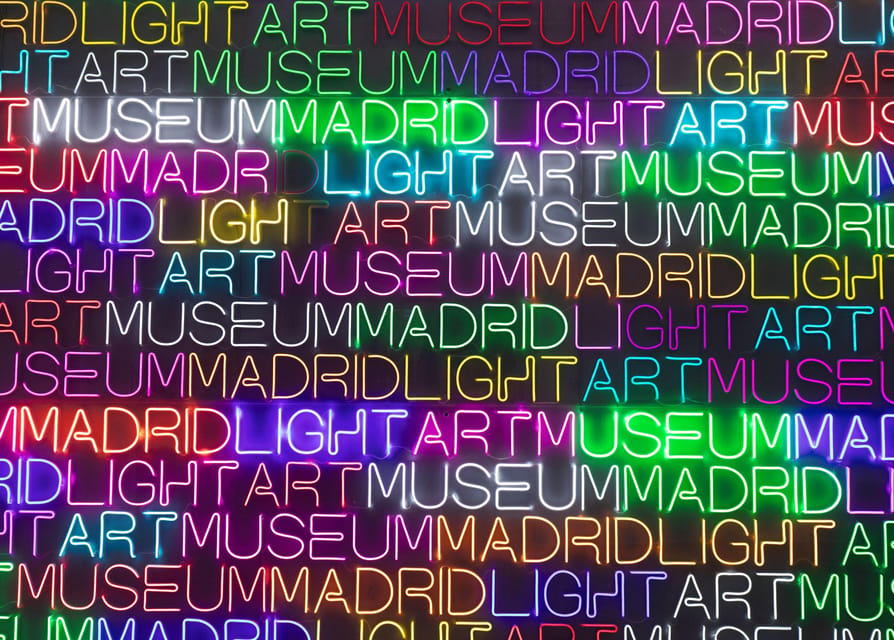 Madrid: Museo de la Luz Entry Ticket - Entering the colored light rooms
