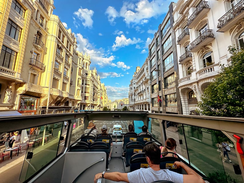 Madrid: Panoramic Open-Top Bus Day or Night Tour with Guide - From Goya to the Prado and Puerta de Alcalá