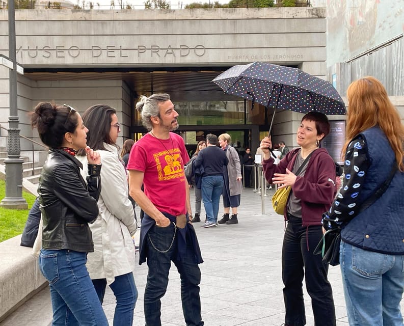 Madrid: Prado Museum Masterpieces Tour with Entry Ticket - Meeting Delfi at Goya’s Monument