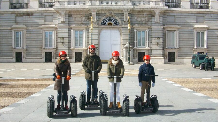 Madrid Private Segway tour. Retiro Park - Centro Historico - Riding into Retiro Park