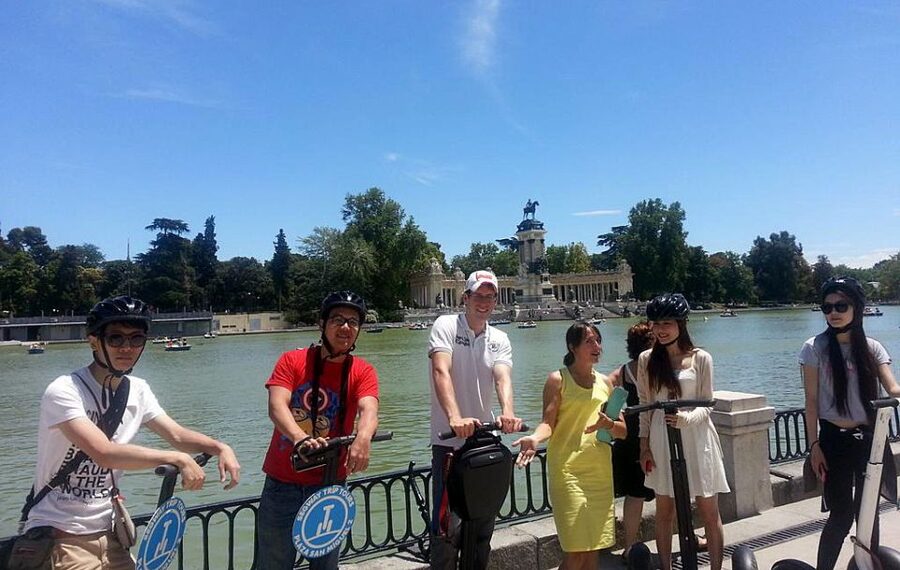 Madrid: Retiro Park 1.5-Hour Segway Tour - Learning the Segway at the local office