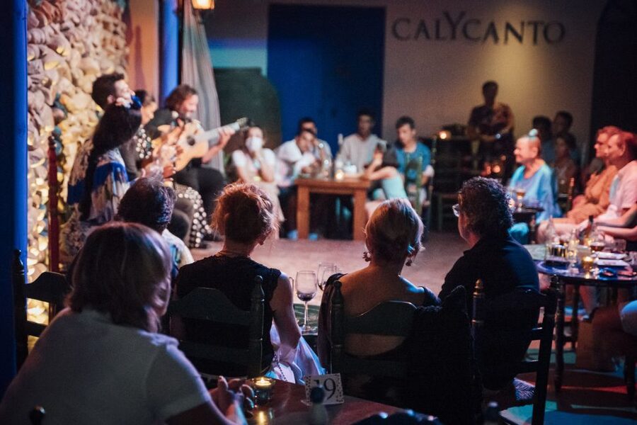 Malaga: Authentic Flamenco Show at El Gallo Ronco - Food, drinks, and the restaurant spaces