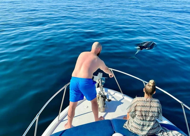 Málaga: Boat Tour w/ Snorkeling, Water Activities, and Lunch - A small boat with a surprisingly busy program