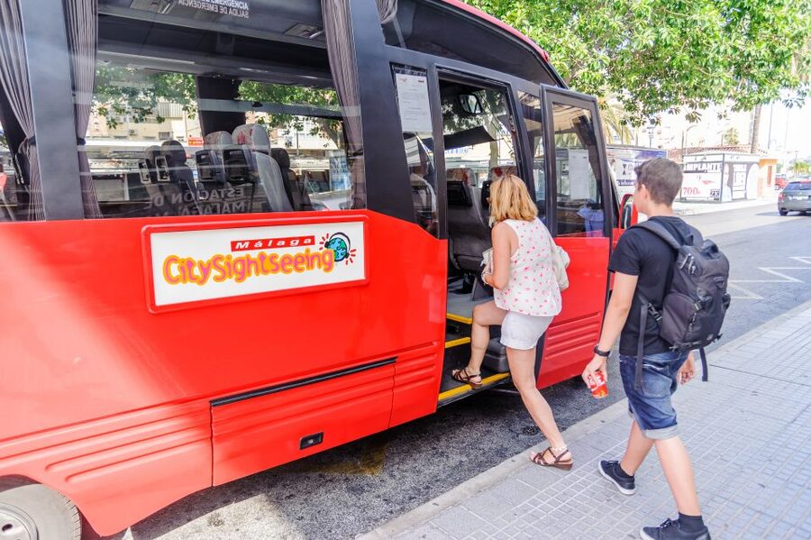 Malaga: City Sightseeing Hop-On Hop-Off Bus Tour - Playa de la Malagueta and the bullring