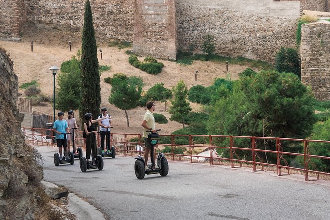 Malaga City Tour 2 Hours Monumental Segway Tour - The uphill ride and Gibralfaro views