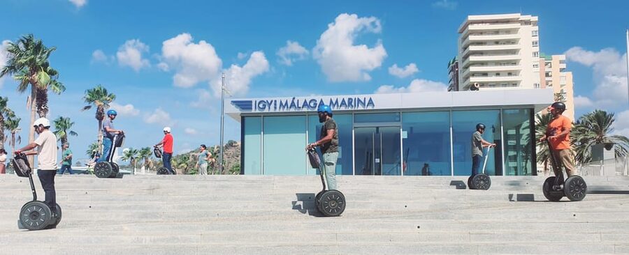 Malaga: Complete City Highlights Segway Tour - Climbing toward Gibralfaro without the long uphill walk