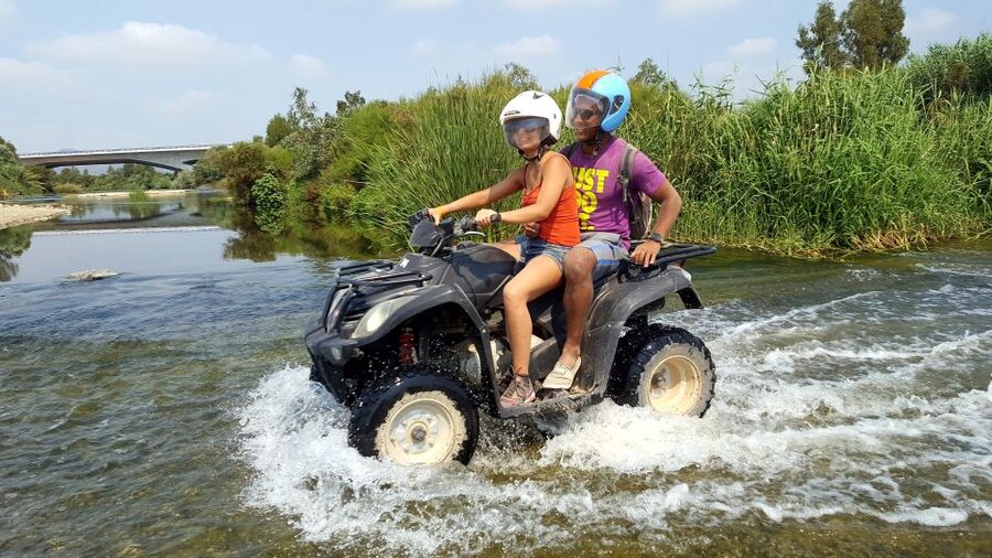 Málaga: Off-Road 2-Seater Quad Tour through Land and River - Key points to know before you book