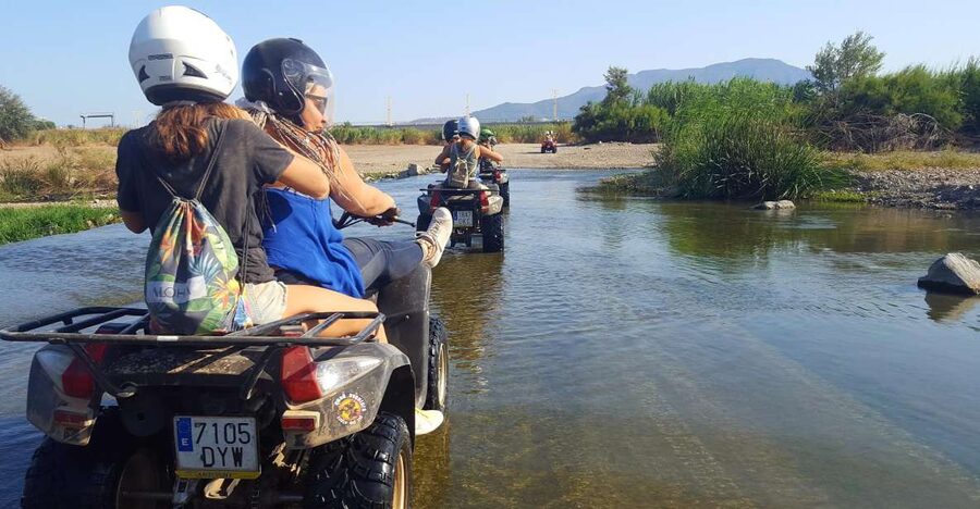 Málaga: Off-Road 2-Seater Quad Tour through Land and River - From Málaga roads to the Guadalhorce wilds