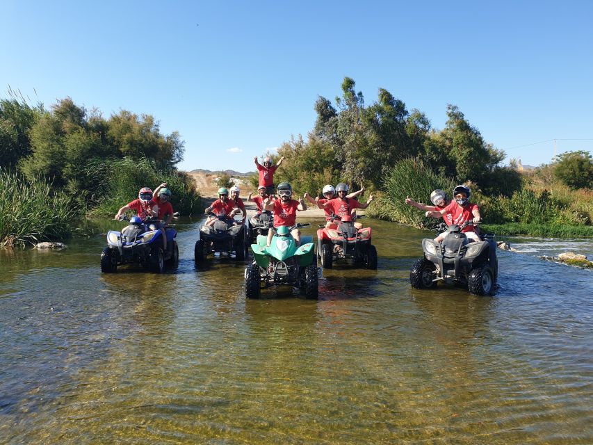 Málaga: Off-Road 2-Seater Quad Tour through Land and River - Sandy dunes and rocky paths