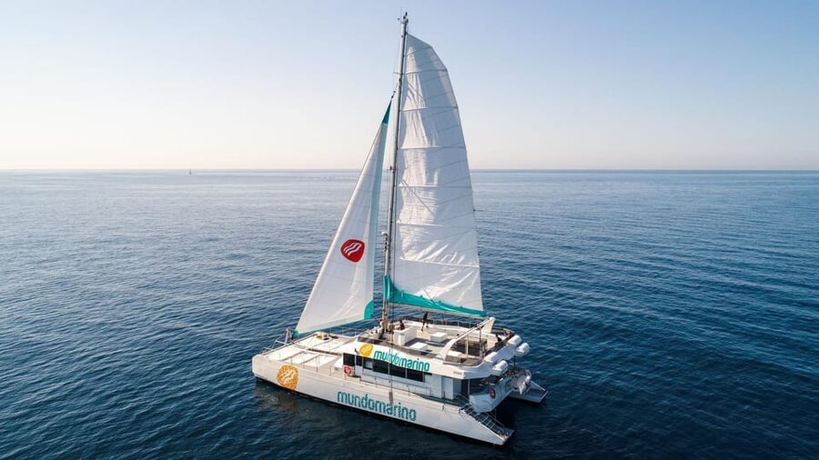 Malaga: Sailing Catamaran with Swimming and Paella Lunch - Sun, shade, music, and the pace onboard