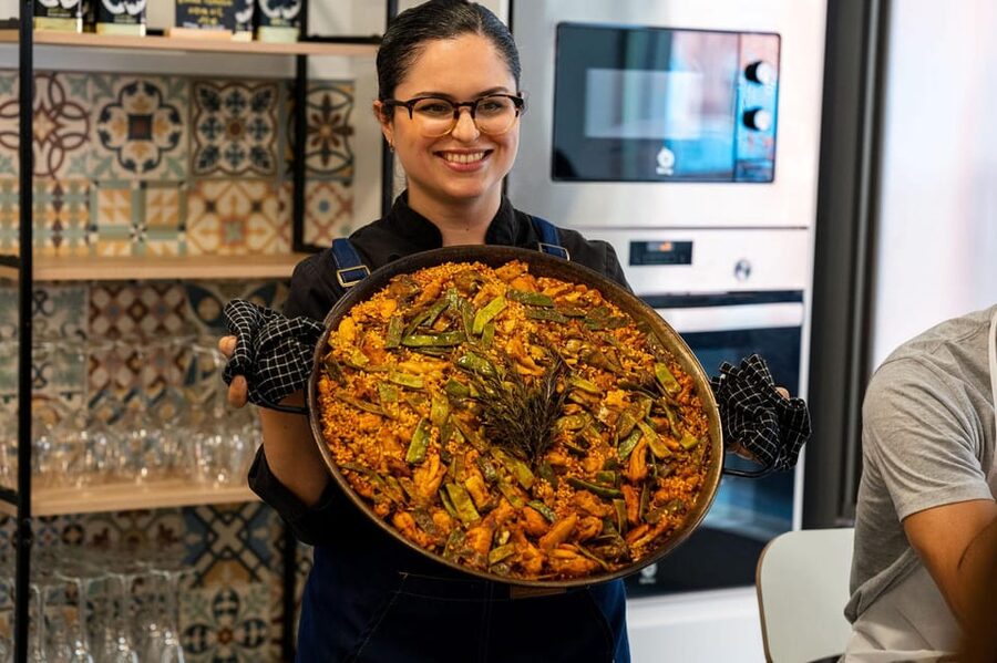 Málaga: Spanish Cooking Workshop with Paella and Sangria - Ajoblanco brings Málaga to the table