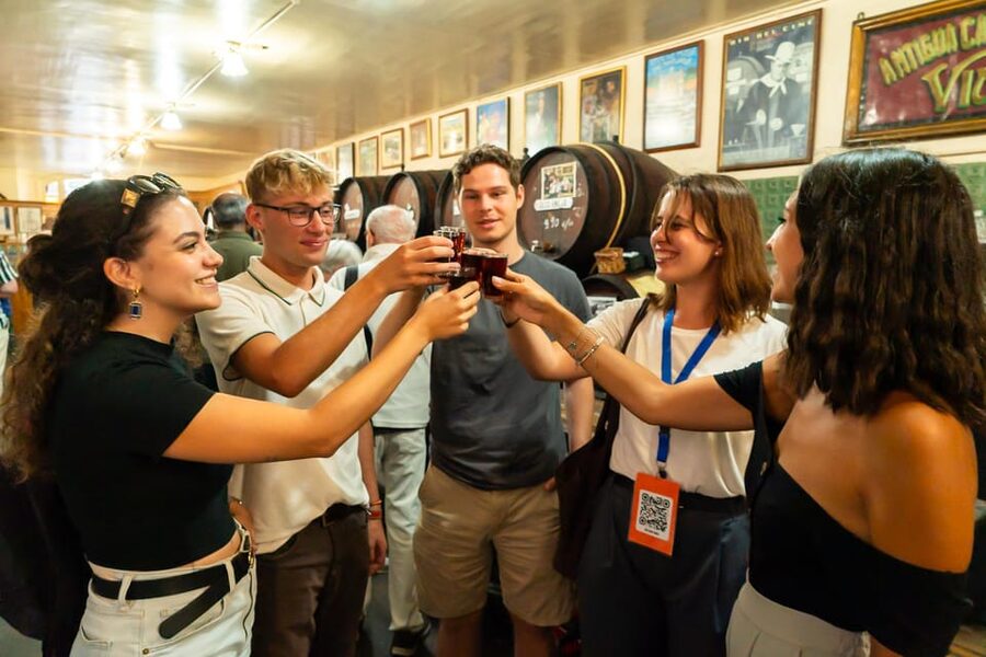 Malaga: Wine and Tapas Tour with Tastings and Drinks - The second local bar brings bigger portions
